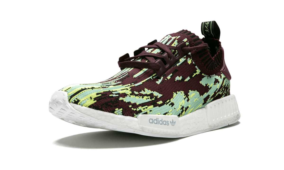 NMD R1 PK "Sneakersnstuff Datamosh 2.0 - Maroon"