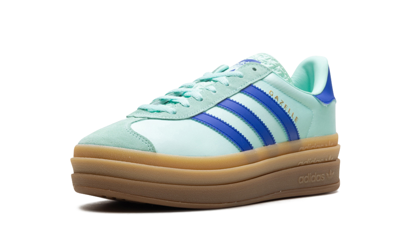 Gazelle Bold WMNS "Clear Mint Lucid Blue Gold Metallic"