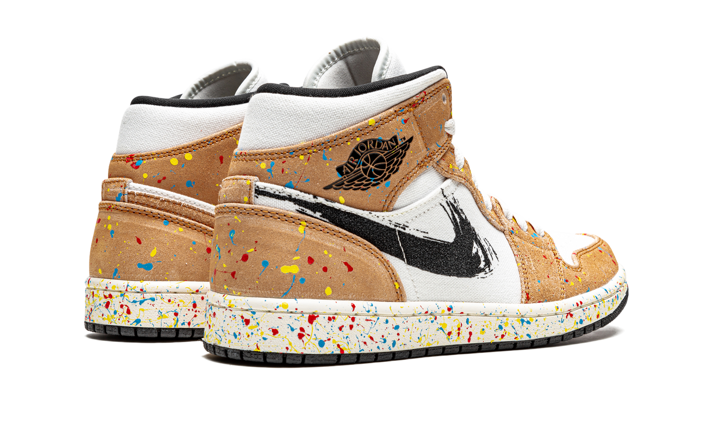 Air Jordan 1 Mid SE "Brushstroke" DA8005 100