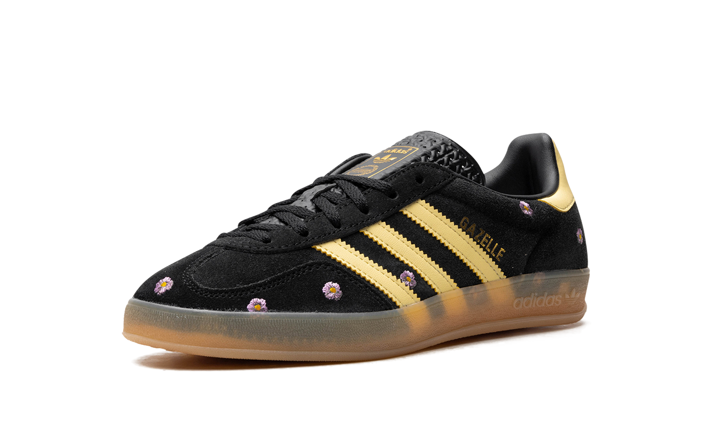 Gazelle Indoor WMNS "Core Black Almost Yellow Floral"