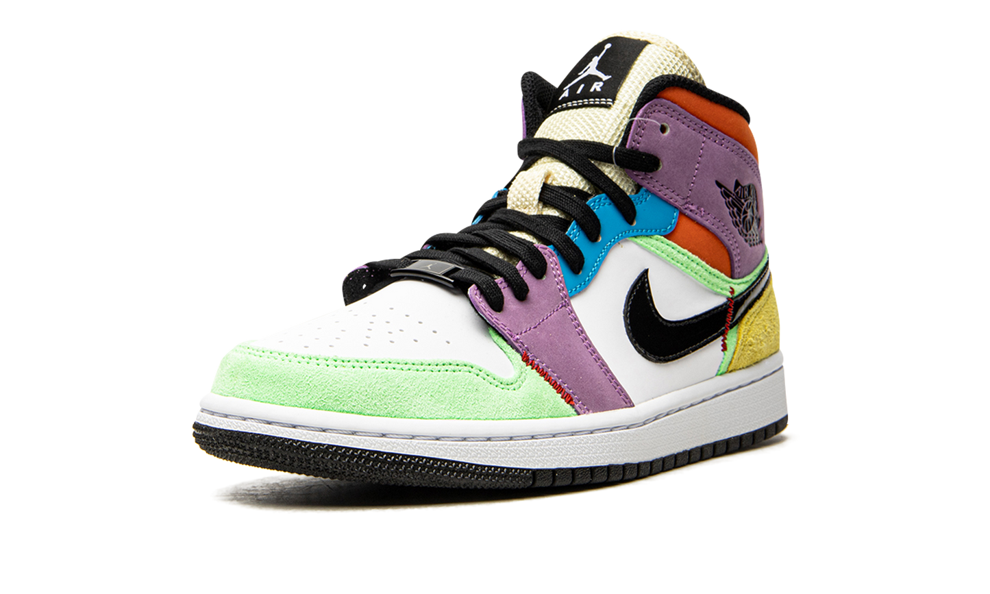 Air Jordan 1 Mid SE WMNS "Lightbulb" CW1140 100