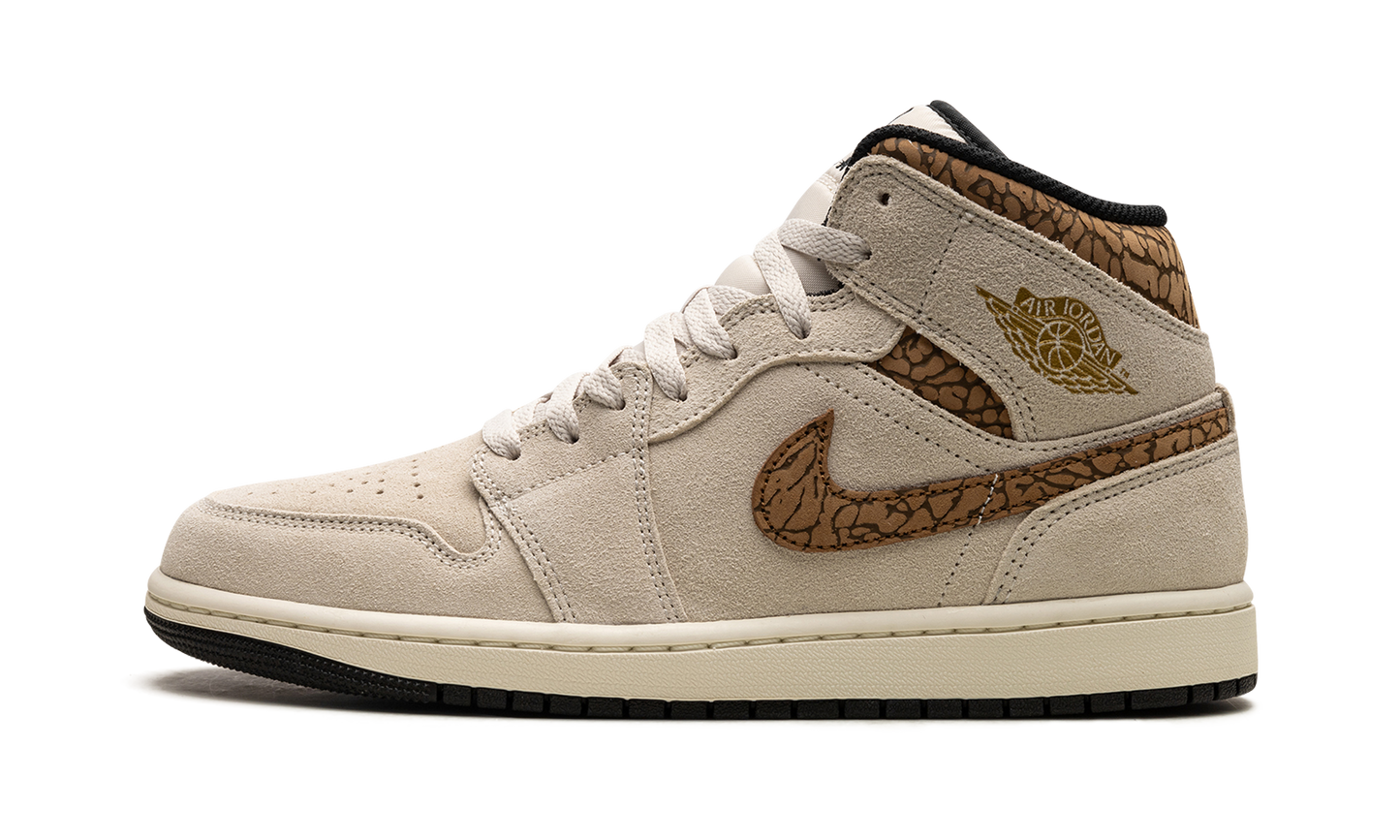 Air Jordan 1 Mid "Brown Elephant" DZ4129 102