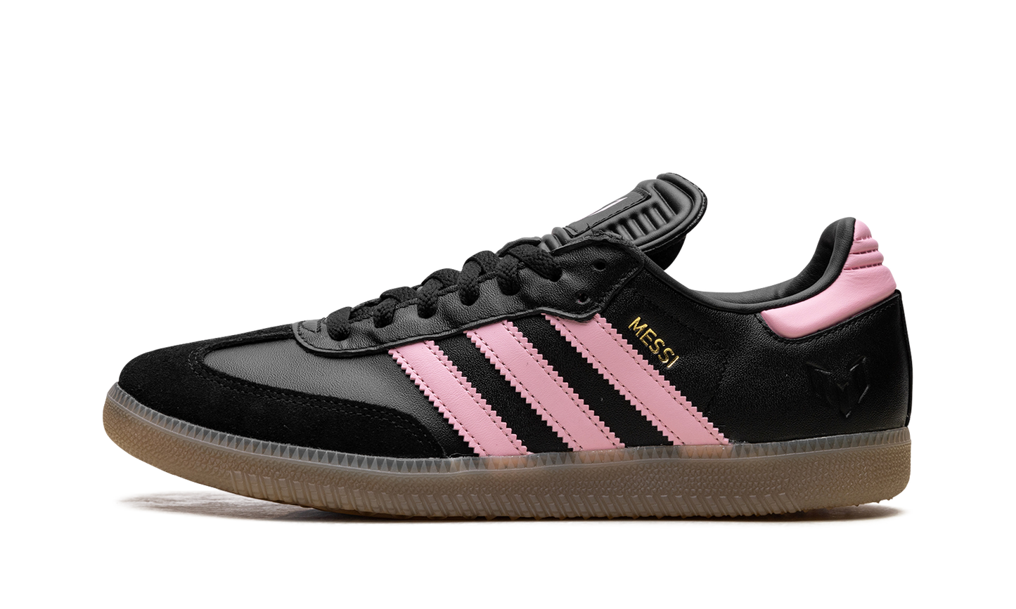 Samba Messi Indoor "Core Black / Gold Metallic / Gum"
