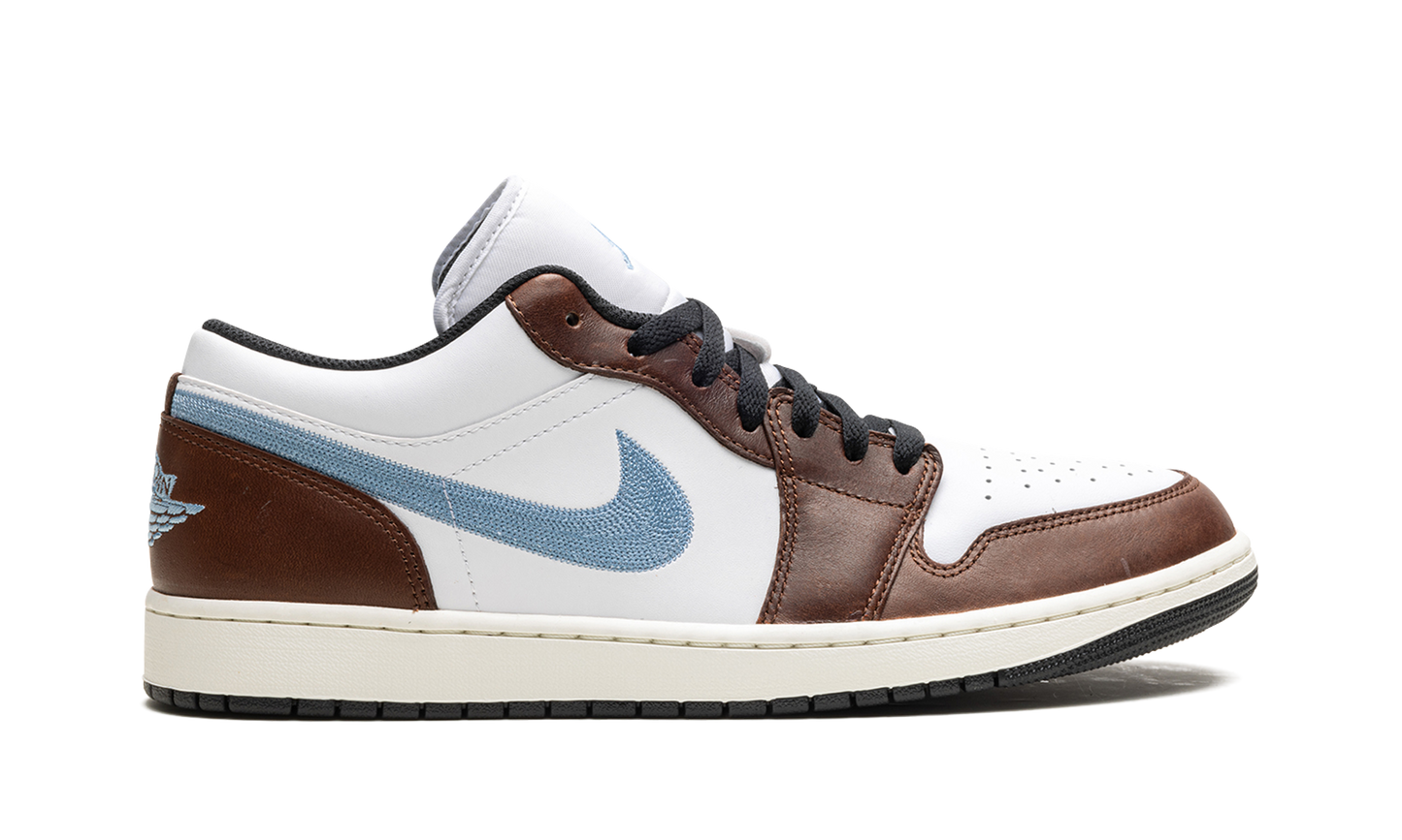Air Jordan 1 Low SE "Embroidered Swoosh - Mocha" FQ7832 142
