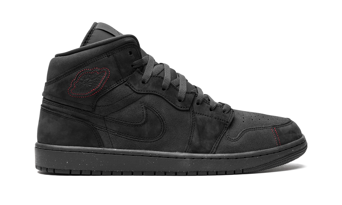 Air Jordan 1 Mid SE Craft "Dark Smoke Red" FD8634 001