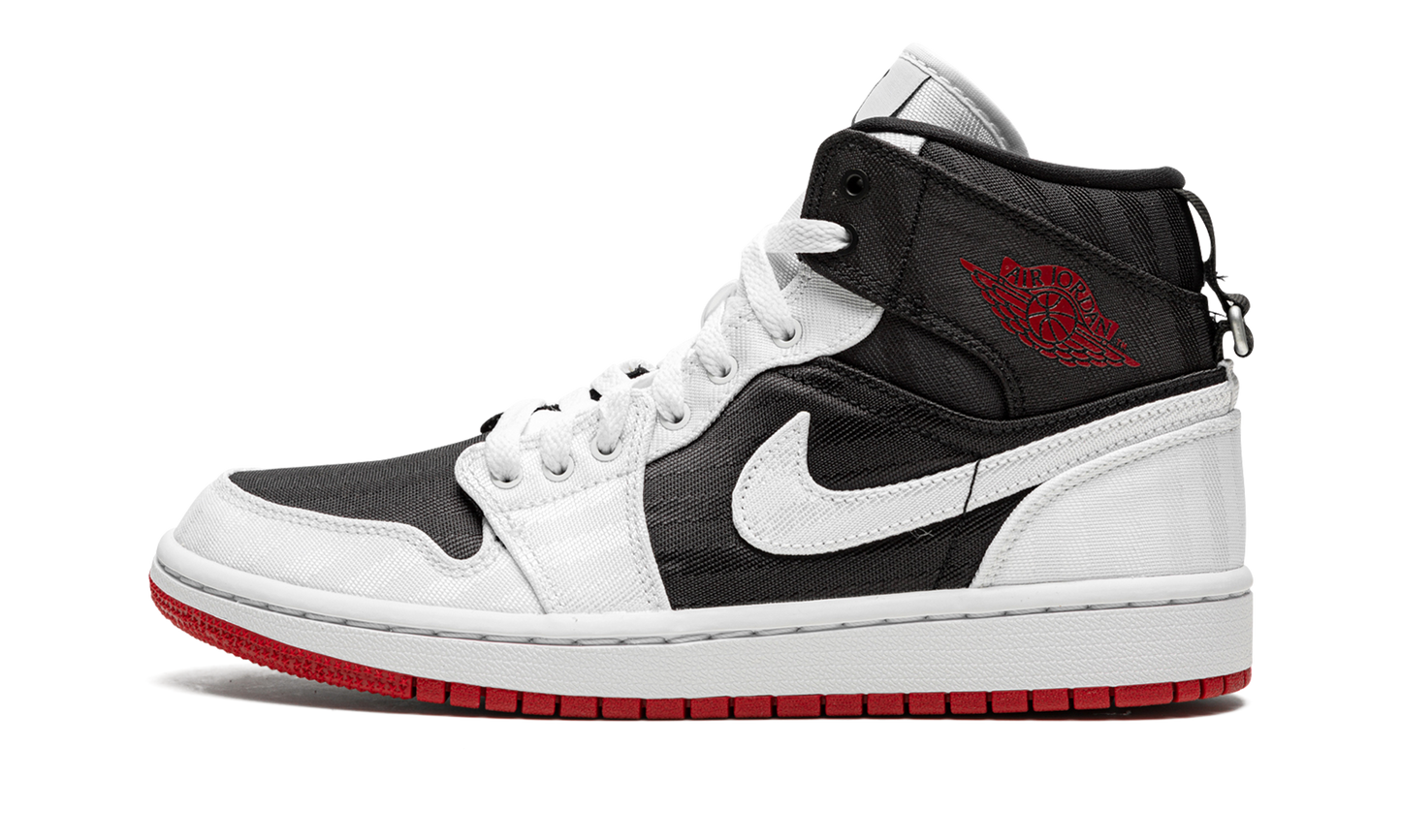 AIR JORDAN 1 MID SE UTL WMNS "White / Black / Gym Red" DD9338 016