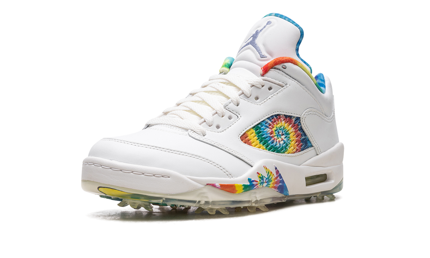 Air Jordan 5 Low Golf "Peace, Love, and Golf" CW4205 100