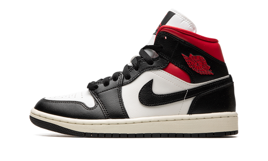 AIR JORDAN 1 MID WMNS "Black / Gym Red / Sail" BQ6472 061