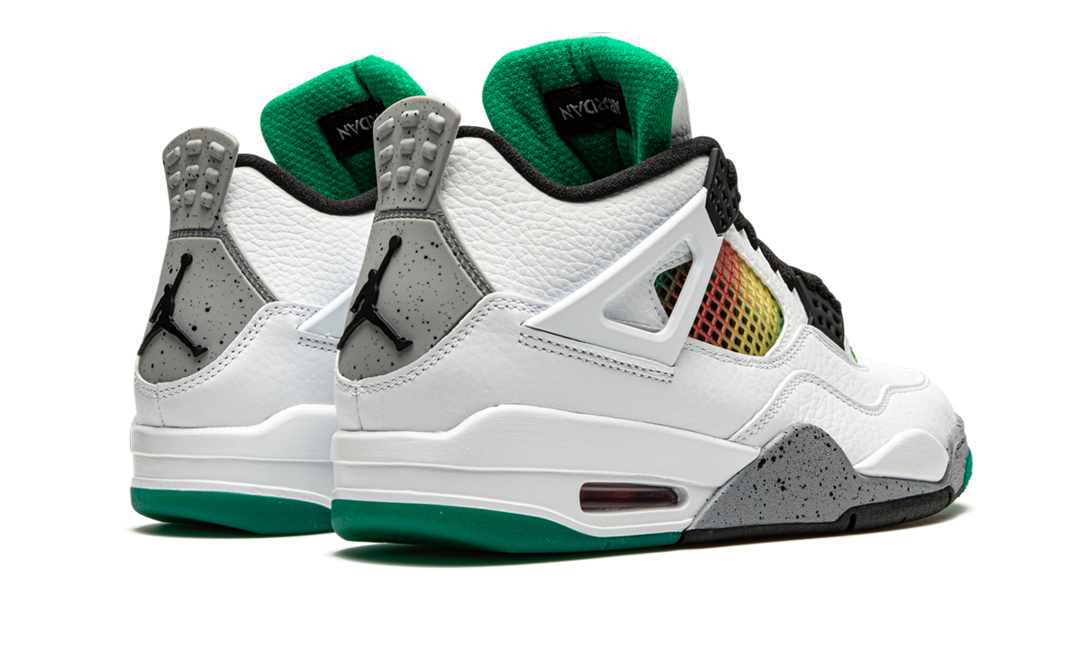 Air Jordan 4 Retro WMNS "Rasta - Lucid Green" AQ9129 100