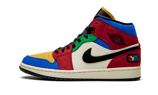 Air Jordan 1 Mid "Blue The Great - Fearless" CU2805 100