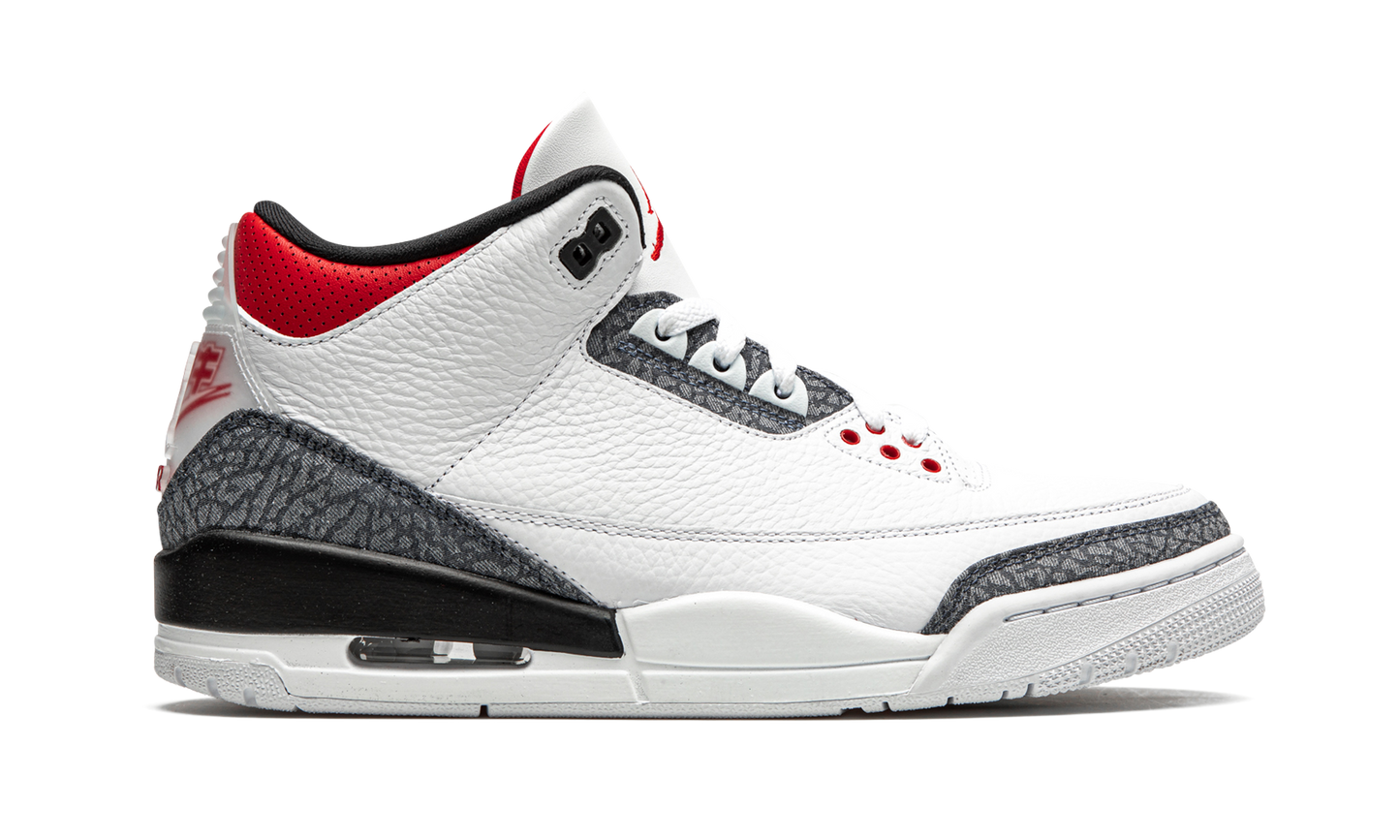 Air Jordan 3 Retro SE-T Denim "Japan Exclusive - Fire Red" CZ6433 100