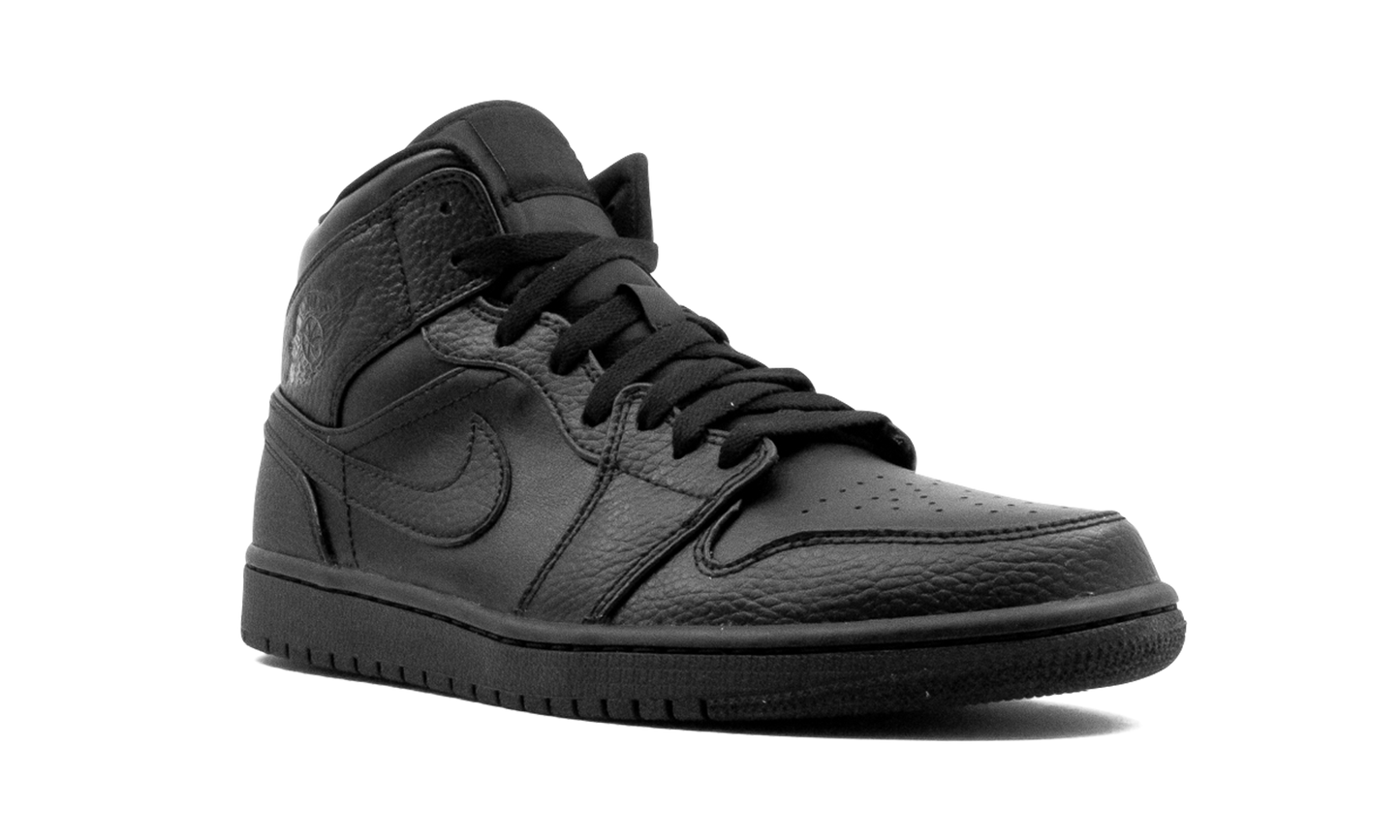 Air Jordan 1 Mid "Triple Black" 554724 091