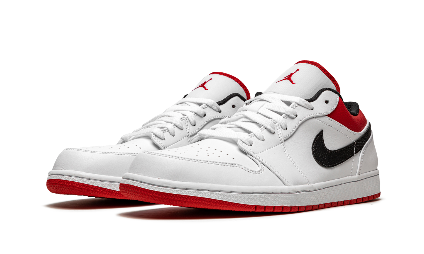 Air Jordan 1 Low "White University Red" 553558 118