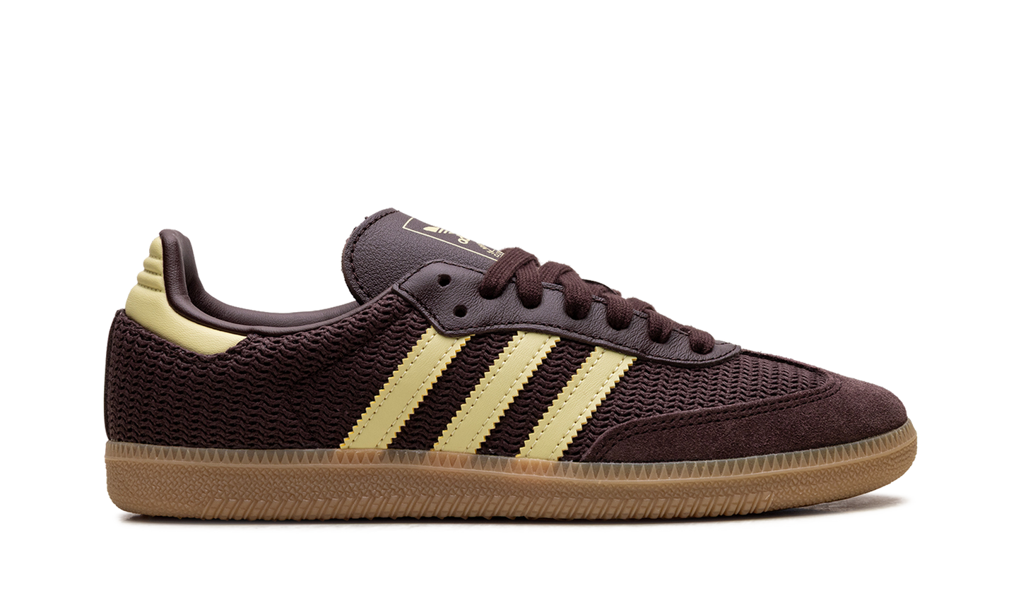 Samba OG WMNS "Shadow Brown Powder Yellow"