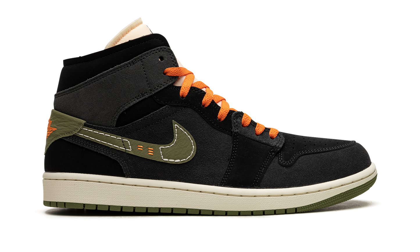 Air Jordan 1 Mid SE Craft "Anthracite Light Olive" FD6817 003