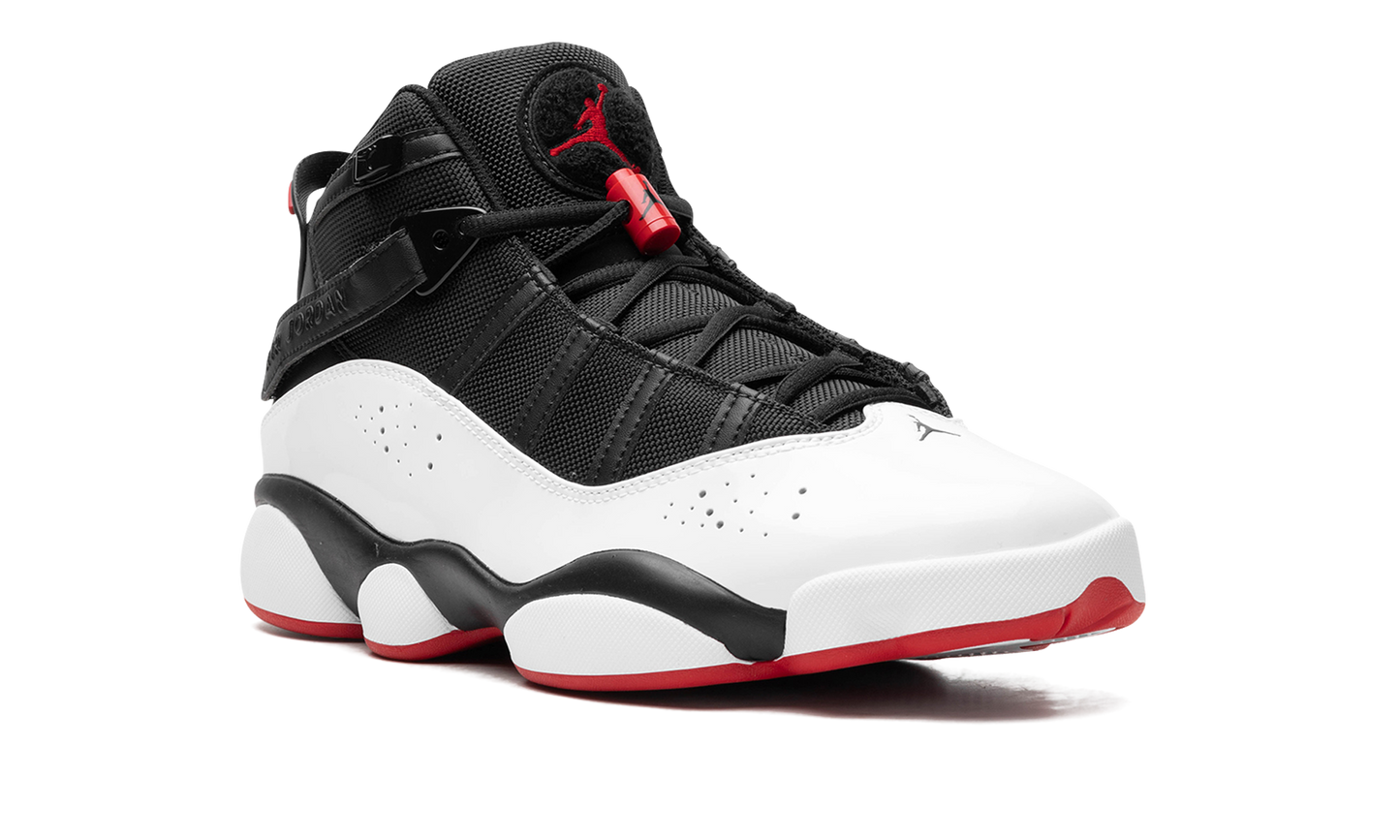 Air Jordan 6 Rings "Wht/Blk/Red" 322992 067