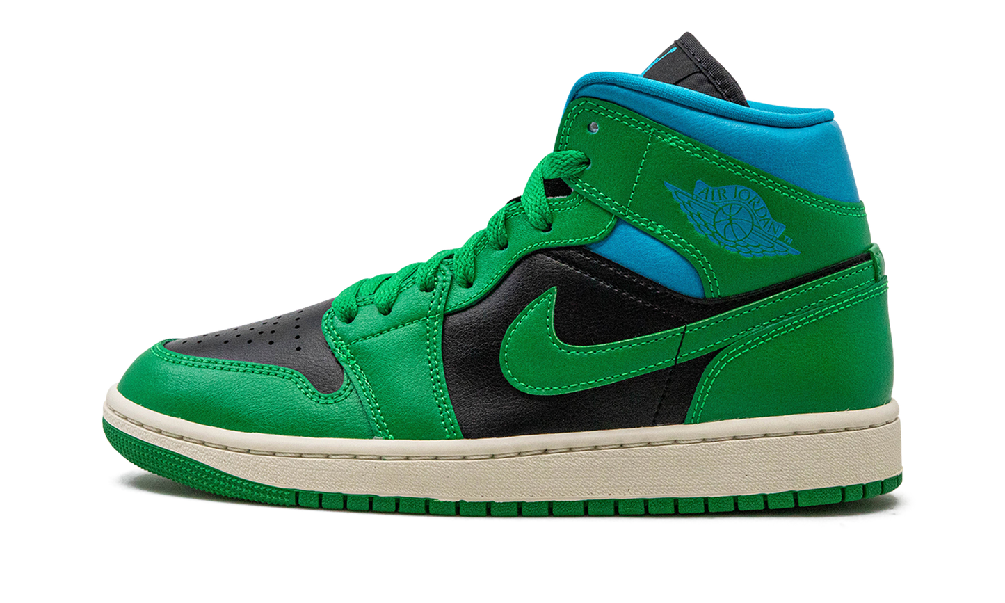 AIR JORDAN 1 MID WMNS "Lucky Green Aquatone" BQ6472 033