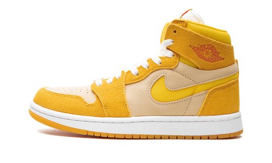 Air Jordan 1 Zoom Air CMFT 2 WMNS "Yellow Ochre/Tour Yellow-Pale Vanilla-Safety" FJ5743 700