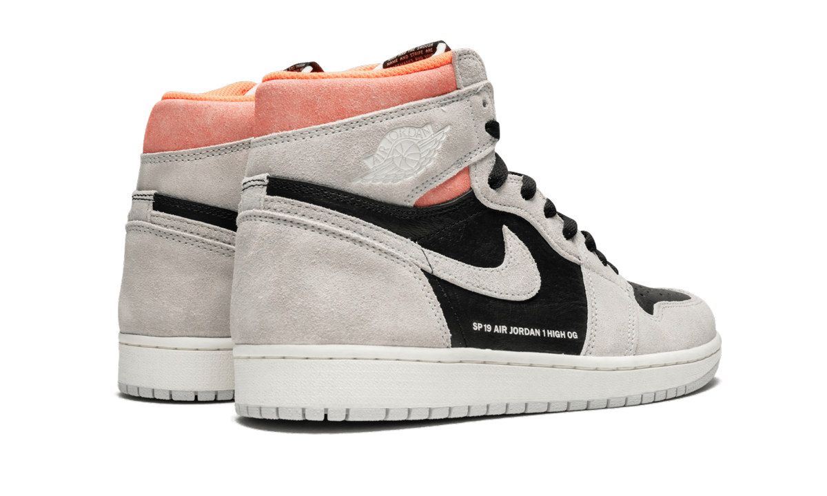 Air Jordan 1 Retro High OG "Neutral Grey/Hyper Crimson" 555088 018
