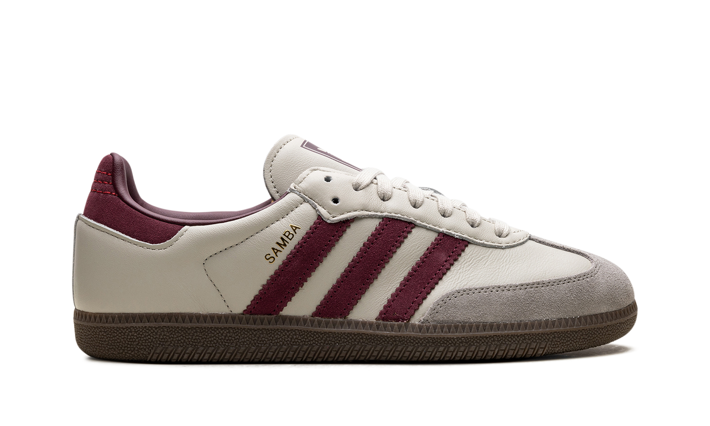 Samba OG "Putty Grey Maroon"