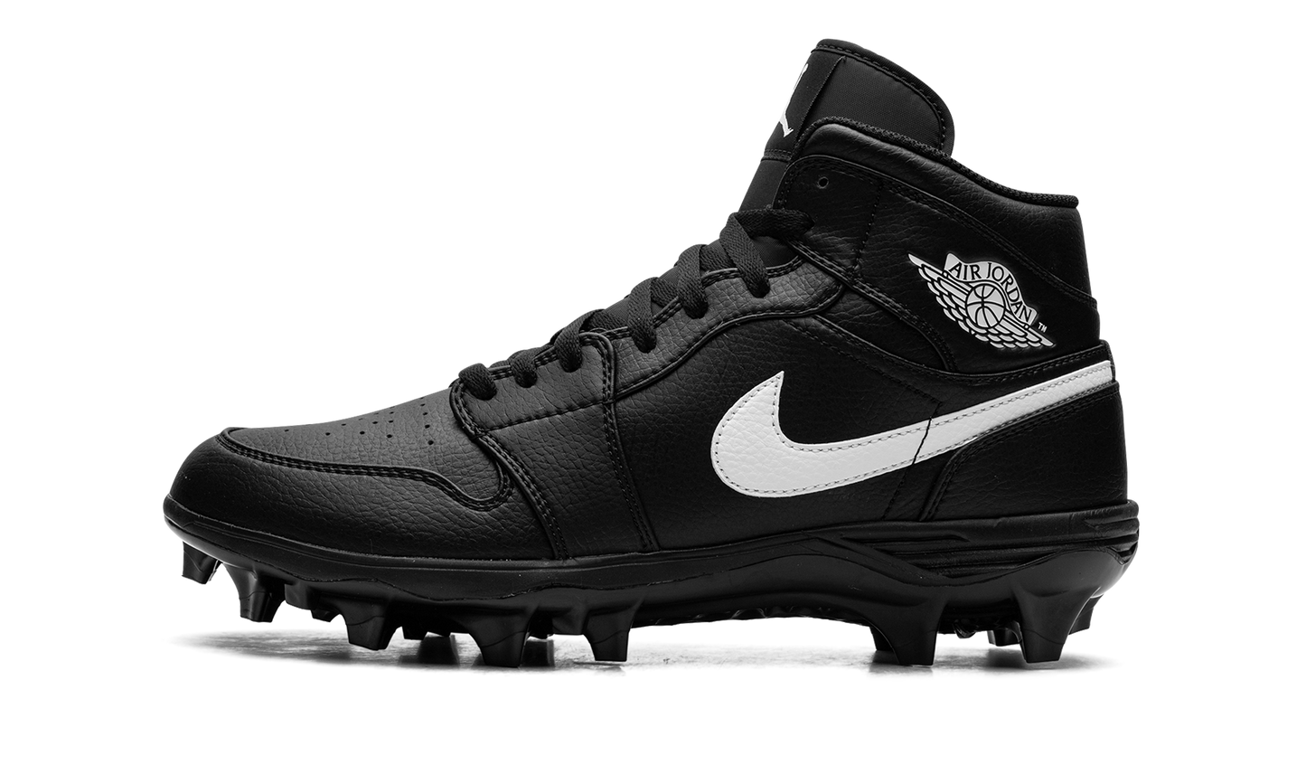 Jordan 1 Mid Cleat "Black / White" FJ6805 001