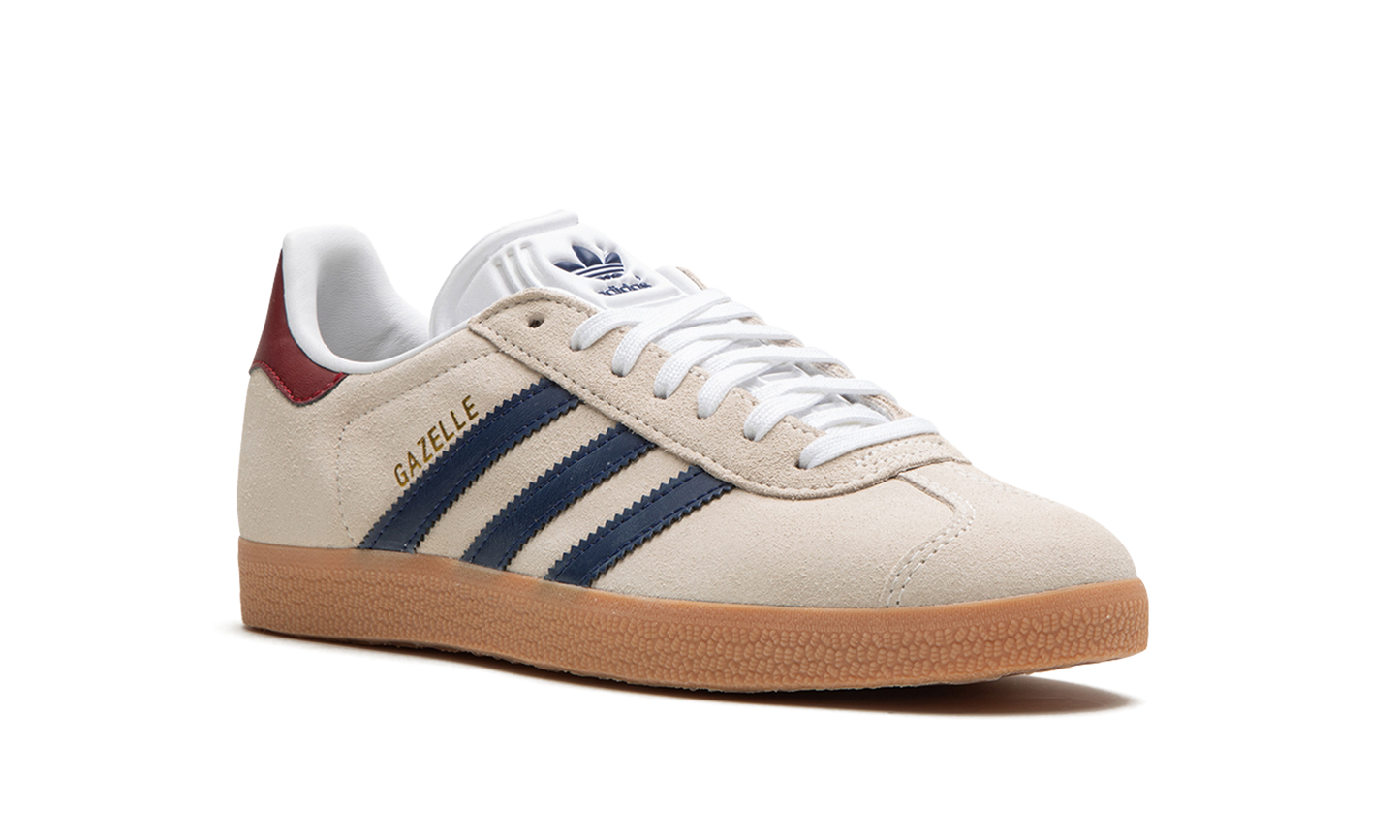 Gazelle "Off White / Dark Blue / Gum"