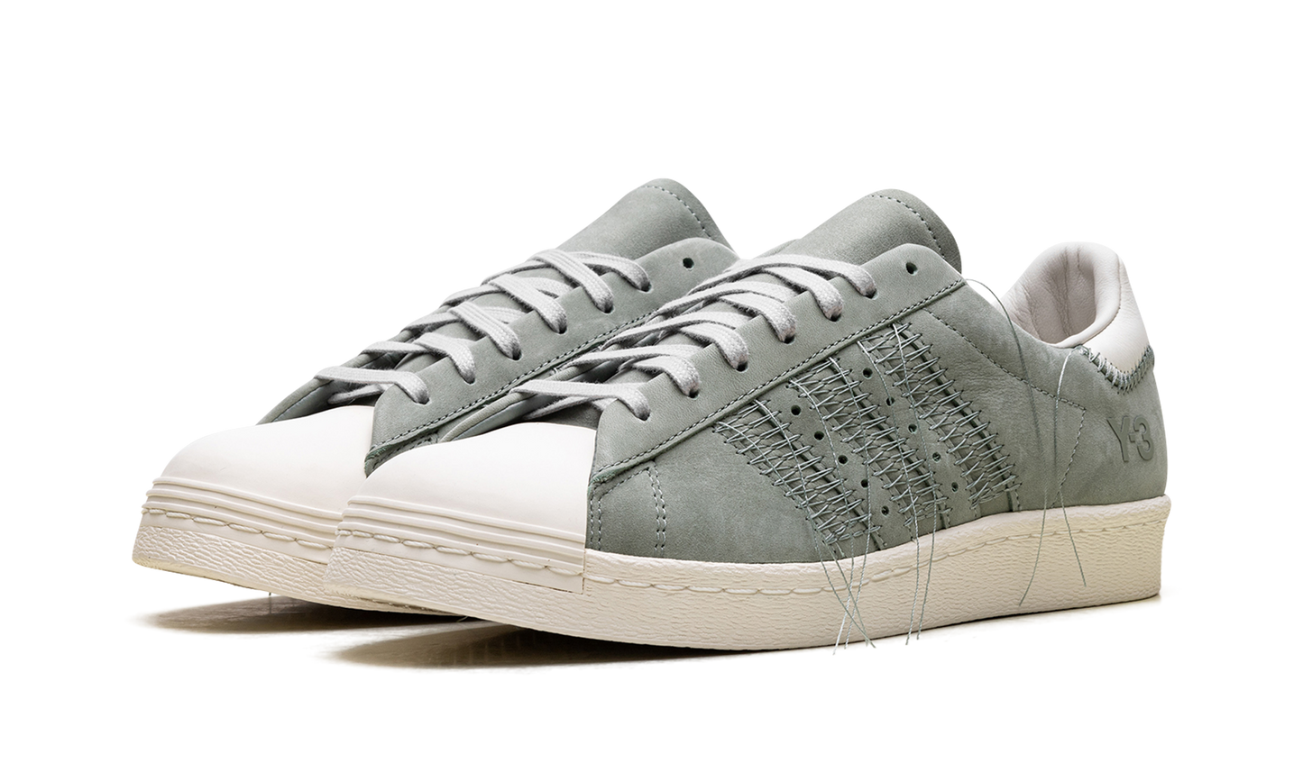 Y-3 Superstar "Silver Green Off White Light Brown"