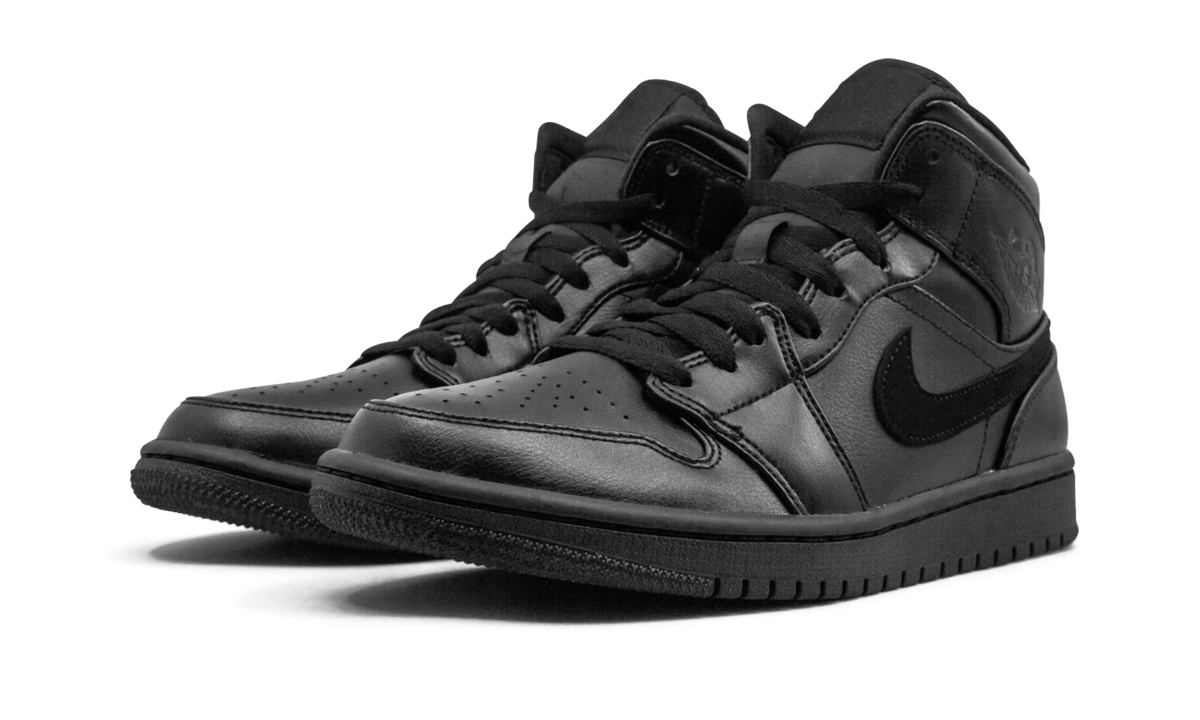 Air Jordan 1 Mid "Triple black" 554724 090