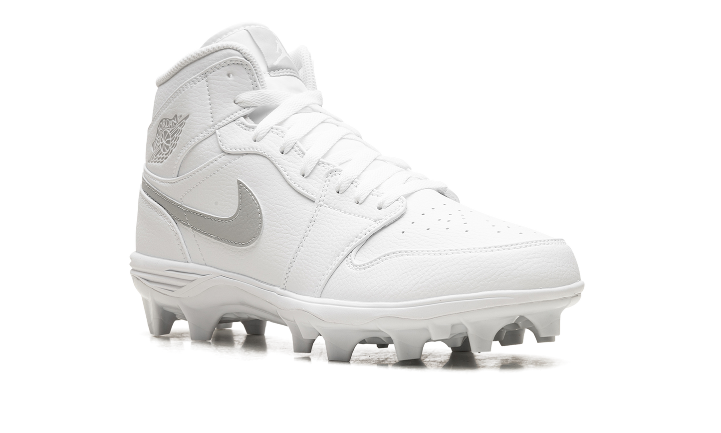 Jordan 1 Mid TD Cleat "White Grey Fog" FJ6805 101