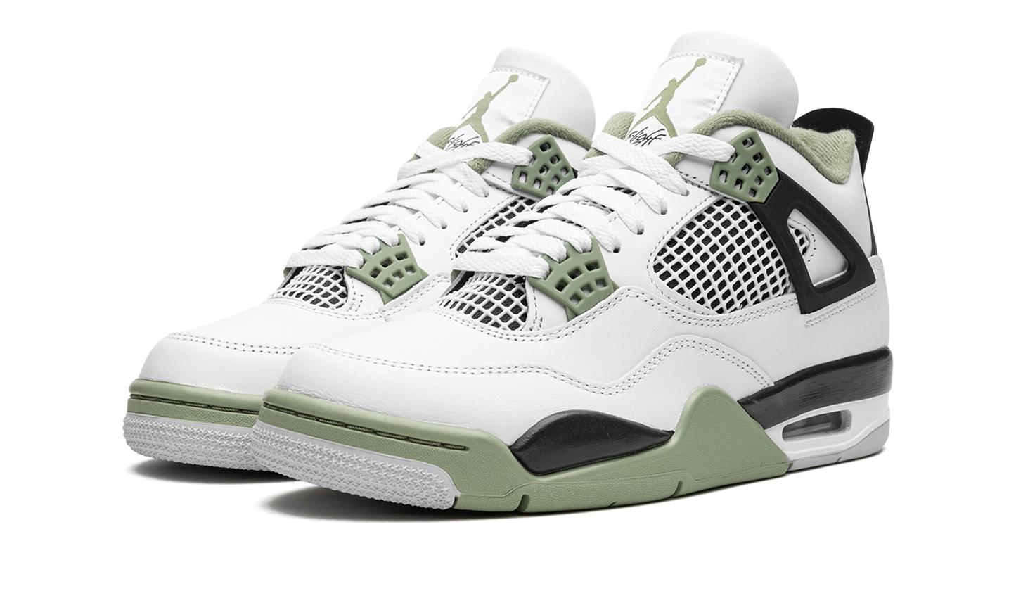 Air Jordan 4 Retro WMNS "Seafoam Oil Green" AQ9129 103