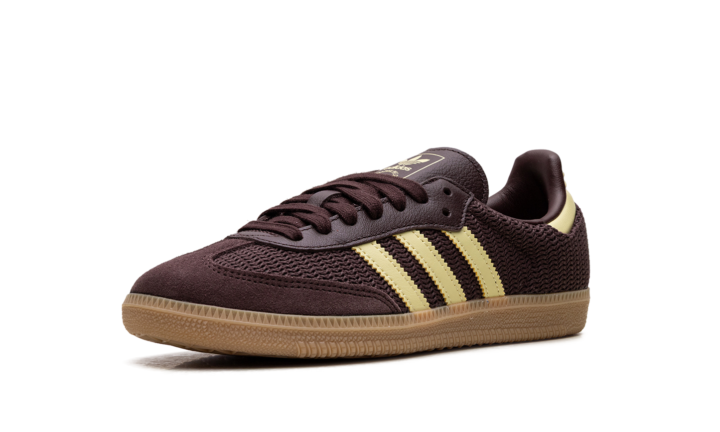 Samba OG WMNS "Shadow Brown Powder Yellow"