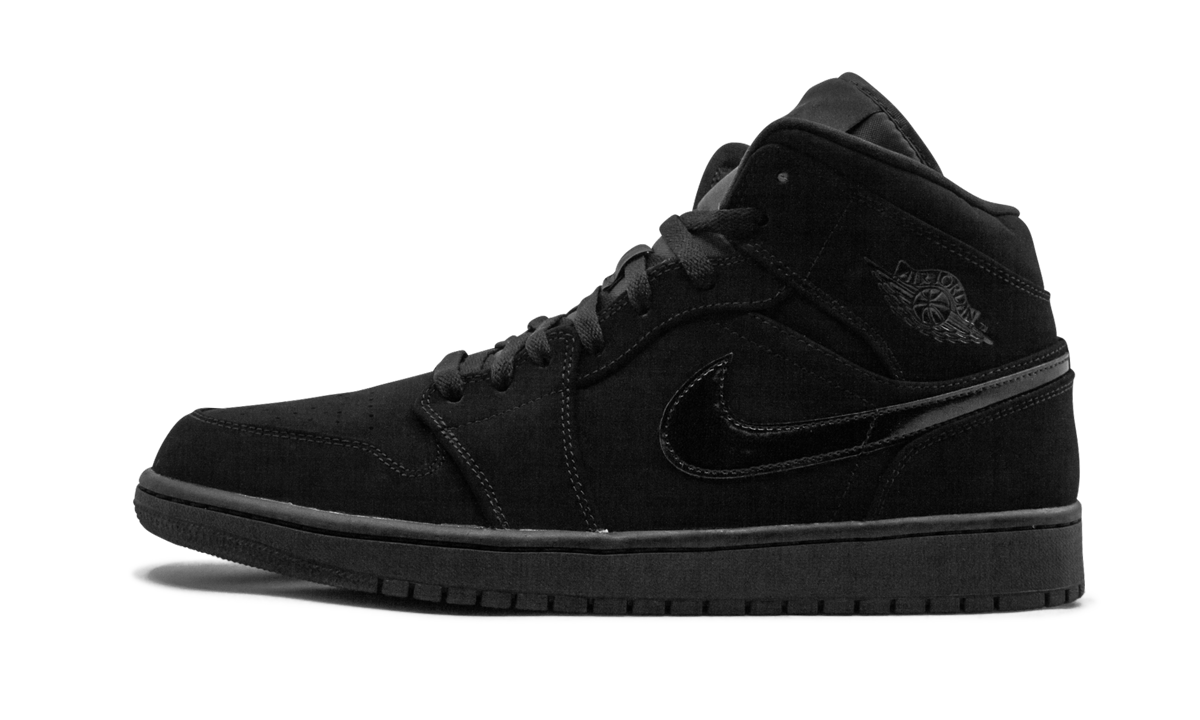 Air Jordan 1 Mid "Black" 554724 056