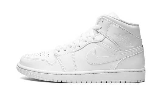 Air Jordan 1 Mid "Triple White" 554724 136