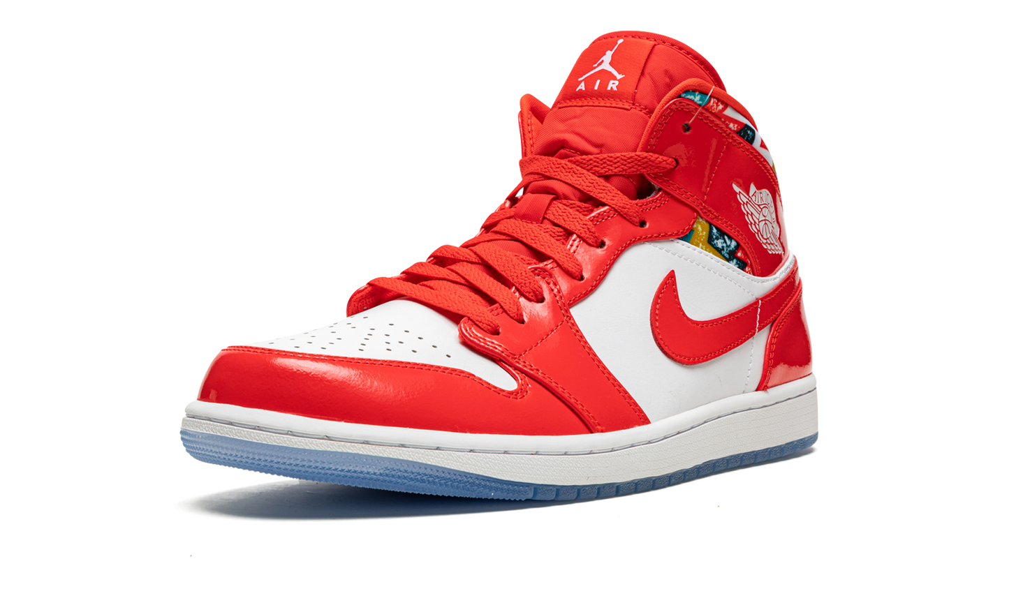 Air Jordan 1 Mid SE "Barcelona Sweater" DC7294 600