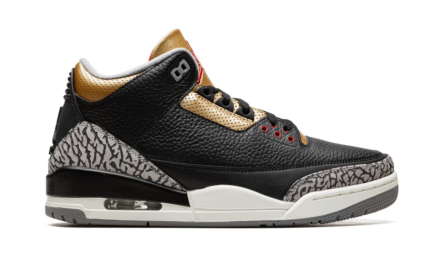 AIR JORDAN 3 WMNS "Black Cement Gold" CK9246 067