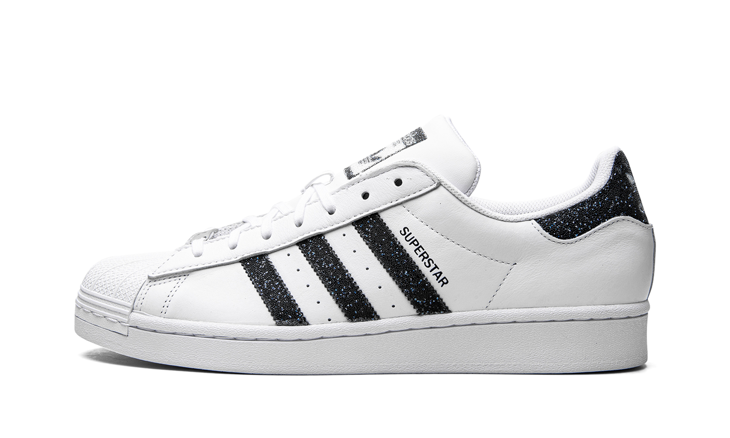 Superstar i "Swarovski White Black"