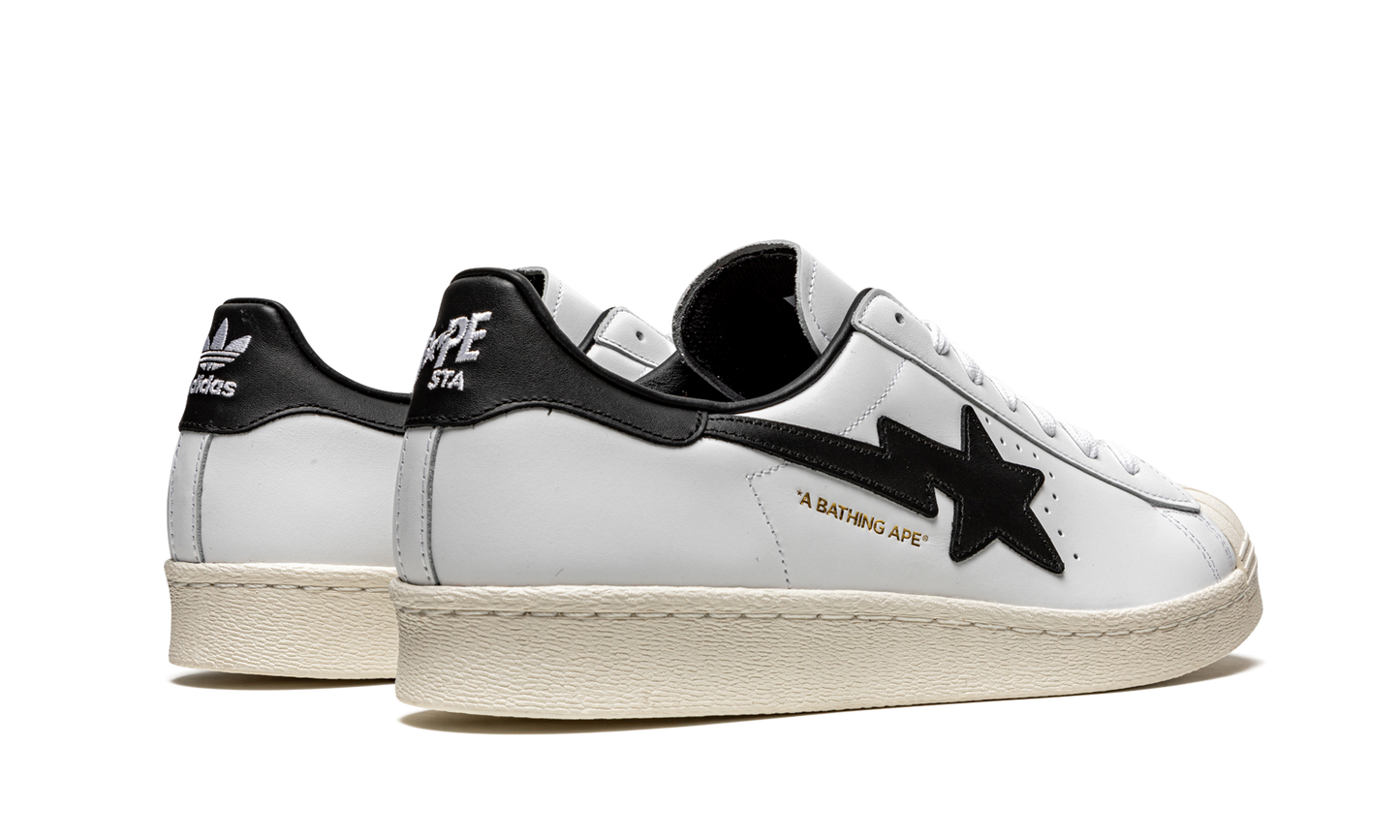 Superstar 80s "BAPE - White / Black"