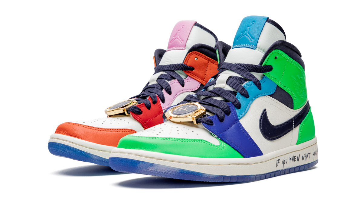 Air Jordan 1 Mid WMNS "Melody Ehsani - Fearless" CQ7629 100