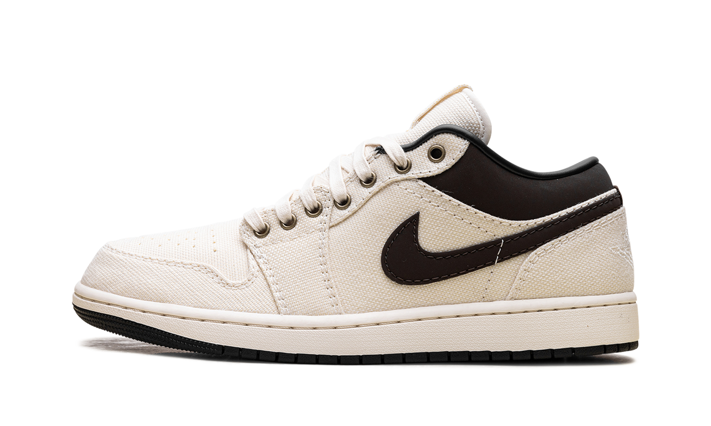 Air Jordan 1 Low Premium "Pale Ivory Baroque Brown" IB8058 110