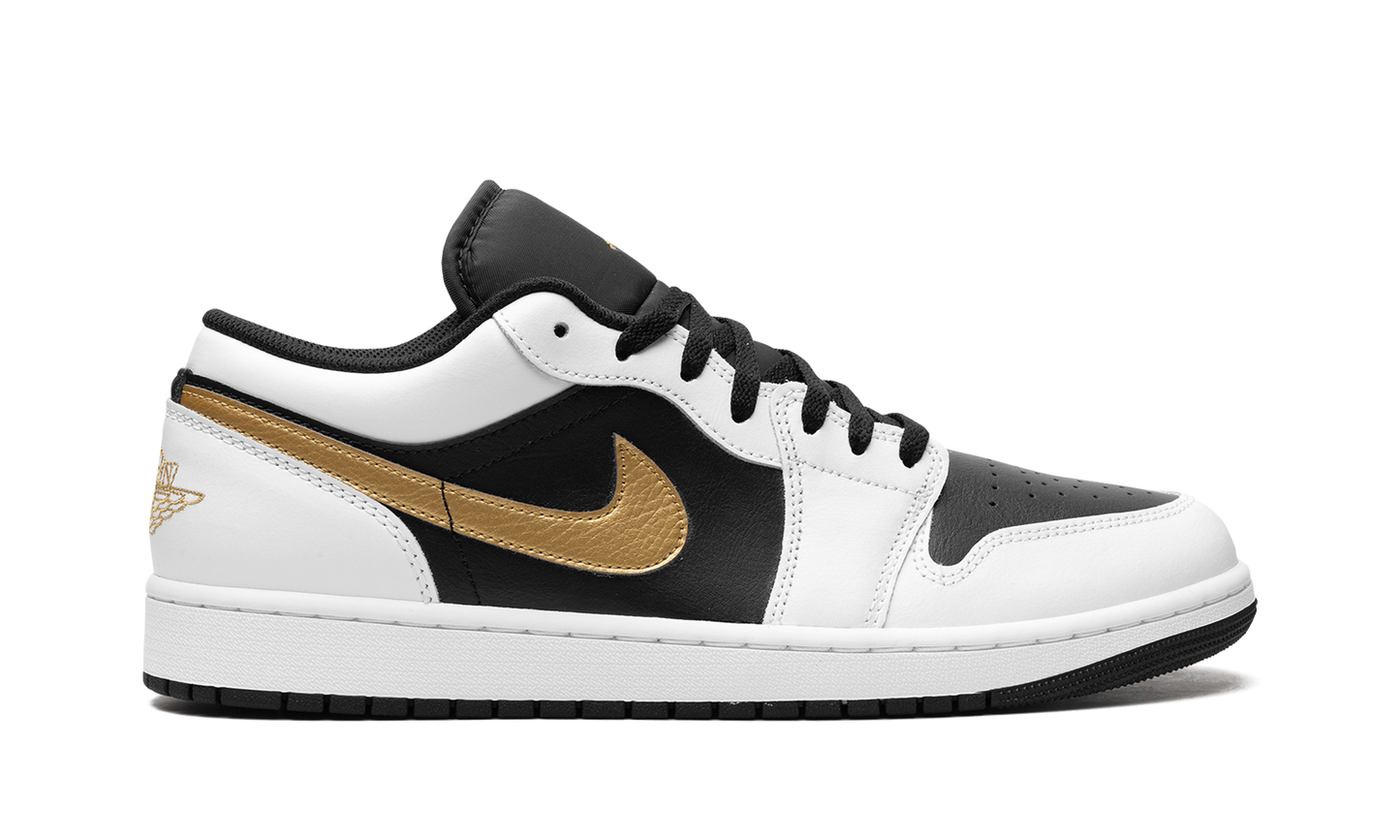 Air Jordan 1 Low "Gold Swoosh" 553558 172