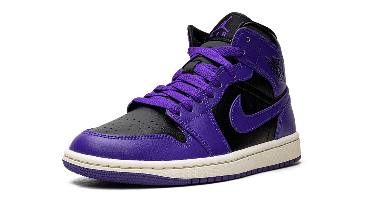 JORDAN 1 MID WMNS "Black/Purple" BQ6472 051