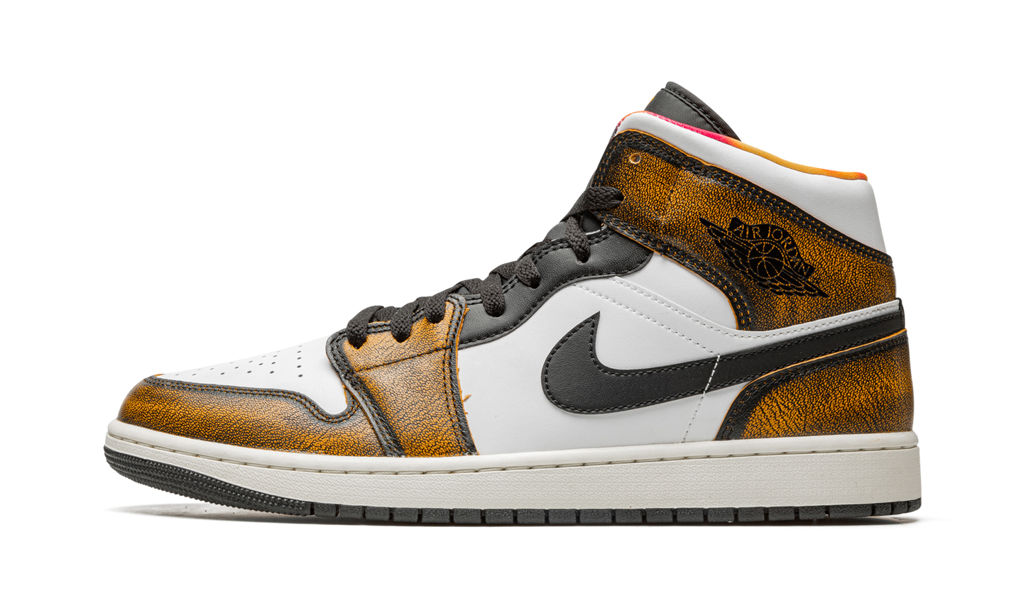 Air Jordan 1 Mid SE "Orange Wear Away" DQ8417 071