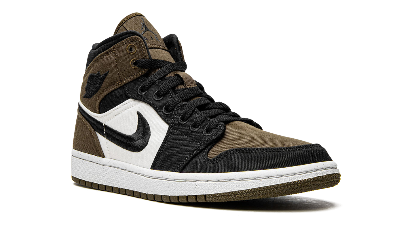 AIR JORDAN 1 MID SE WMNS "Olive Toe" DV0427 301