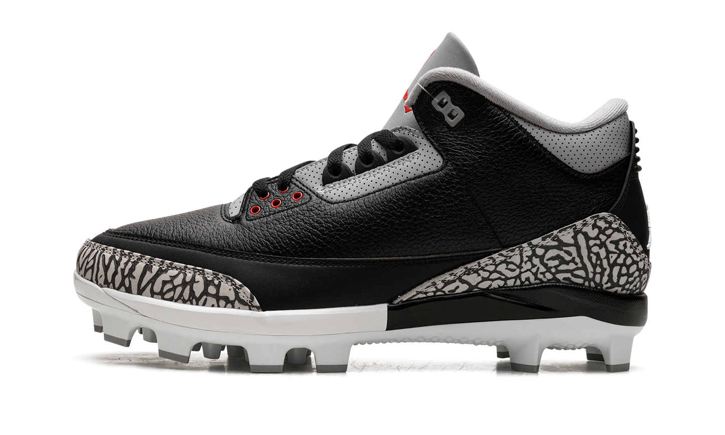 Air Jordan 3 Cleats "Black Cement" FZ8627 001