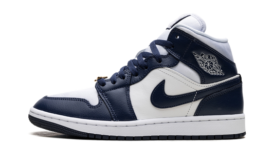 Jordan 1 Mid WMNS "Football Grey White Midnight Navy" FZ8777 044