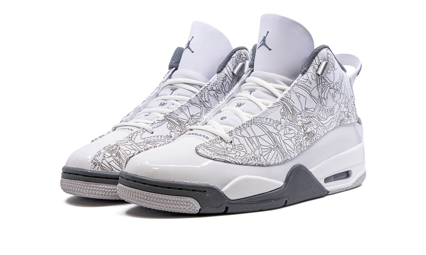 AIR JORDAN DUB ZERO "White / Cool Grey" 311046 107