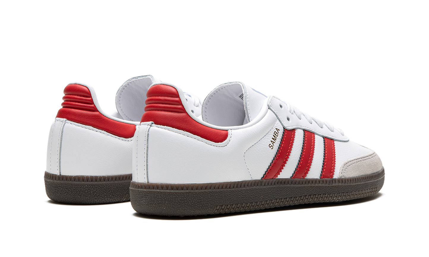 Samba OG "White / Better Scarlet"