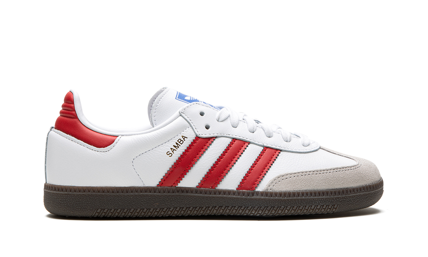 Samba OG "White / Better Scarlet"