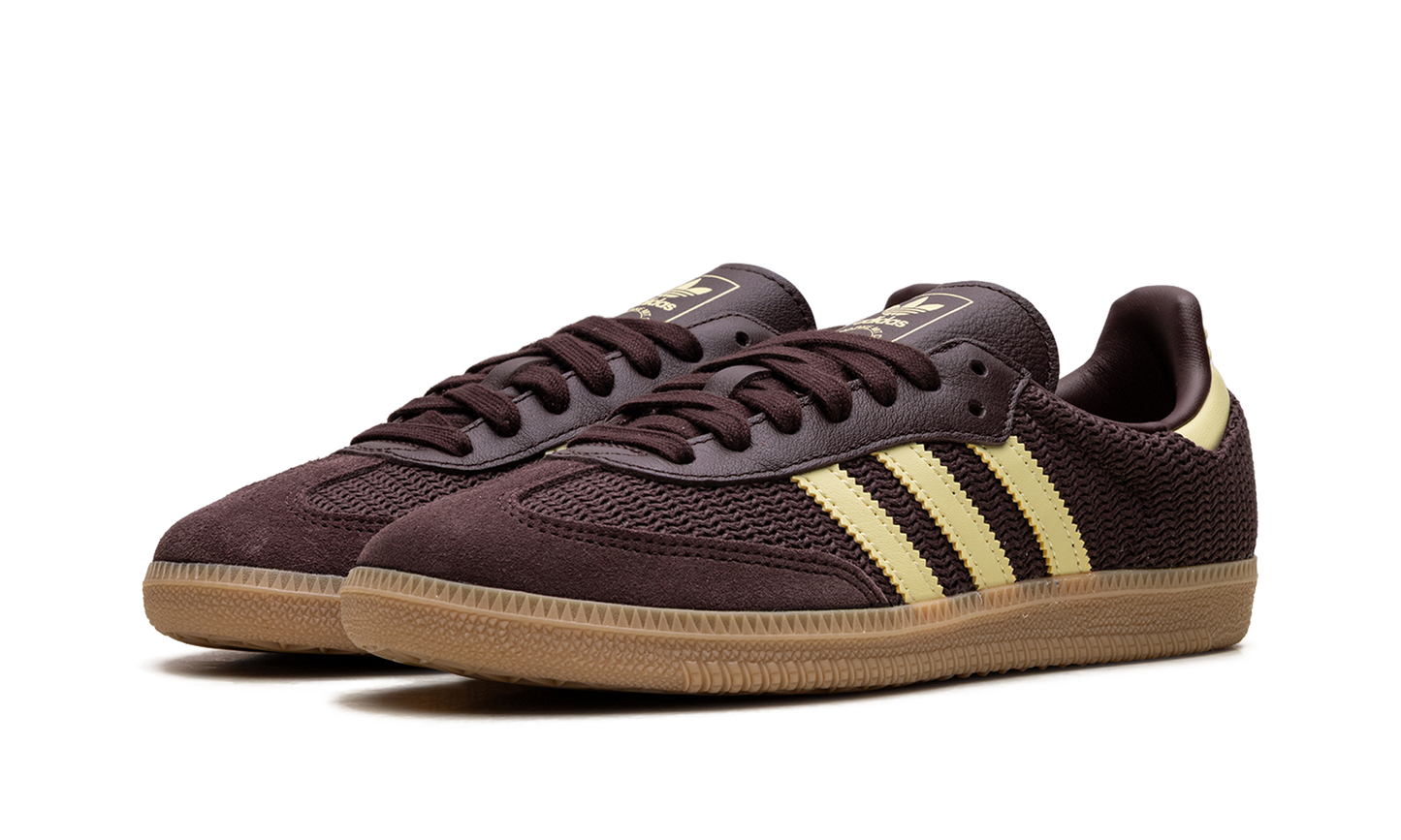 Samba OG WMNS "Shadow Brown Powder Yellow"