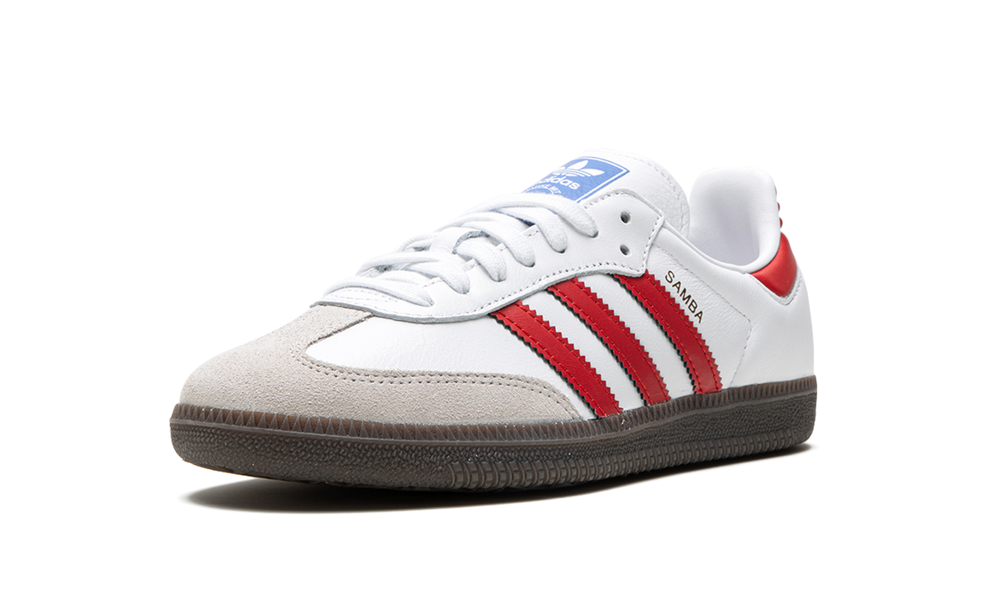 Samba OG "White / Better Scarlet"